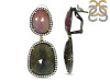 Multi Sapphire/White Topaz Earring-2E SPH-3-96
