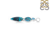Shattuckite/Blue Topaz Pendant-2SP STK-1-168