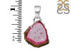 Tourmaline Slice Pendant-2SP TRM-1-100