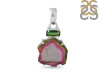 Tourmaline Slice Pendant-2SP TRM-1-11