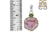 Tourmaline Slice Pendant-2SP TRM-1-13