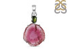 Tourmaline Slice Pendant-2SP TRM-1-150