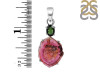 Tourmaline Slice Pendant-2SP TRM-1-165