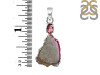 Tourmaline Slice Pendant-2SP TRM-1-192