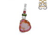 Tourmaline Slice Pendant-2SP TRM-1-25
