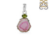 Tourmaline Slice Pendant-2SP TRM-1-35