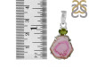 Tourmaline Slice Pendant-2SP TRM-1-35