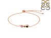 Tourmaline & White Topaz Bracelet With Adjustable Camera Lock TRM-RDB-145.