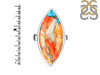 Spiny Oyster Turquoise-Adjustable Ring-ADJ-R TRO-2-246