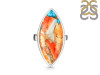 Spiny Oyster Turquoise-Adjustable Ring-ADJ-R TRO-2-246