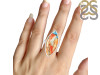 Spiny Oyster Turquoise-Adjustable Ring-ADJ-R TRO-2-246