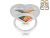 Spiny Oyster Turquoise-Adjustable Ring-ADJ-R TRO-2-254