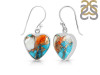 Spiny Oyster Turquoise Earring-E TRO-3-12