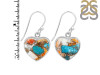 Spiny Oyster Turquoise Earring-E TRO-3-21