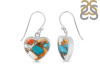Spiny Oyster Turquoise Earring-E TRO-3-21