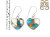 Spiny Oyster Turquoise Earring-E TRO-3-30