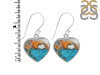 Spiny Oyster Turquoise Earring-E TRO-3-40