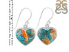Spiny Oyster Turquoise Earring-E TRO-3-41