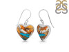 Spiny Oyster Turquoise Earring-E TRO-3-43
