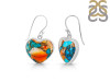 Spiny Oyster Turquoise Earring-E TRO-3-46