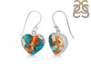 Spiny Oyster Turquoise Earring-E TRO-3-48