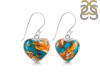 Spiny Oyster Turquoise Earring-E TRO-3-49