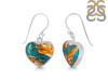 Spiny Oyster Turquoise Earring-E TRO-3-49