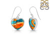 Spiny Oyster Turquoise Earring-E TRO-3-51