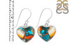 Spiny Oyster Turquoise Earring-E TRO-3-53