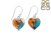 Spiny Oyster Turquoise Earring-E TRO-3-57
