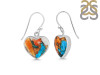 Spiny Oyster Turquoise Earring-E TRO-3-57