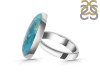 Turquoise Adjustable Ring-ADJ-R TRQ-2-257