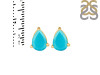 Turquoise Stud Earring TRQ-RDE-1368.