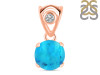Turquoise Pendant TRQ-RDP-557-V-LOOP.