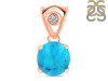 Turquoise Pendant TRQ-RDP-558-V-LOOP.
