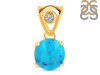 Turquoise Pendant TRQ-RDP-558-V-LOOP.