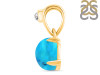 Turquoise Pendant TRQ-RDP-558-V-LOOP.