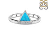 Turquoise & White Topaz Ring TRQ-RDR-1683.