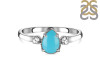 Turquoise & White Topaz Ring TRQ-RDR-1772.