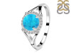 Turquoise & White Topaz Ring TRQ-RDR-1790.