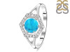 Turquoise & White Topaz Ring TRQ-RDR-1800.