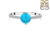 Turquoise & White Topaz Ring TRQ-RDR-220.