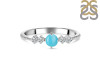 Turquoise & White Topaz Ring TRQ-RDR-2211.