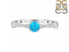 Turquoise & White Topaz Ring TRQ-RDR-2276.