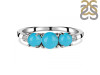 Turquoise & White Topaz Ring TRQ-RDR-232.
