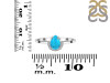 Turquoise & White Topaz Ring TRQ-RR-170.
