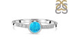 Turquoise & White Topaz Ring TRQ-RR-24.