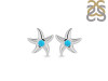 Turquoise Star Fish Stud Earring TRQ-RUE-1.