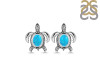 Turquoise Turtle Stud Earring TRQ-RUE-4.