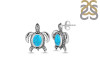Turquoise Turtle Stud Earring TRQ-RUE-4.